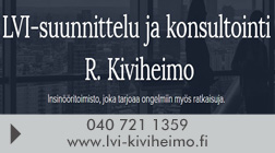 LVI-suunnittelu ja konsultointi R. Kiviheimo logo